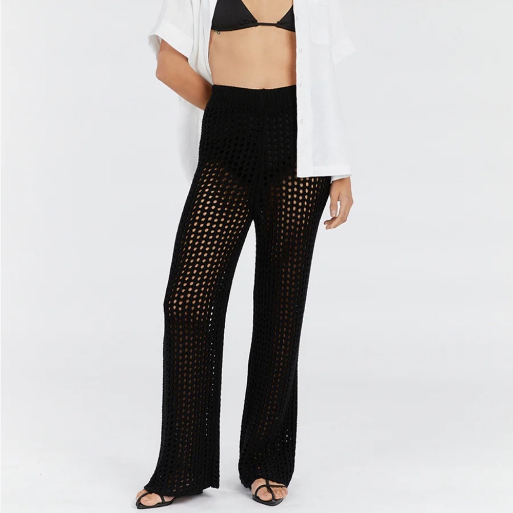 DISSH Hunter Black Crochet Pant - Medium - NWT